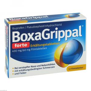 BOXAGRIPPAL forte Erkältungstab. 400 mg/60 mg FTA