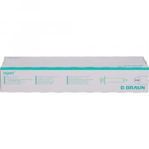BRAUN INJEKT Spritze 2 ml Luer zentrisch