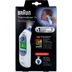 BRAUN THERMOSCAN 7+ Infrarot-Ohrthermometer