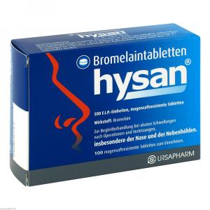 BROMELAIN TABLETTEN hysan magensaftres.Tabletten