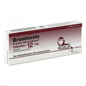 BROMHEXIN Krewel Meuselb.Tabletten 12mg