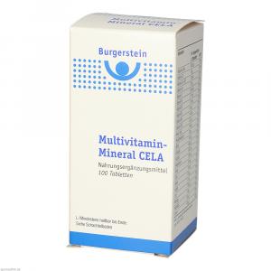 BURGERSTEIN Multivitamin Mineral CELA Tabletten
