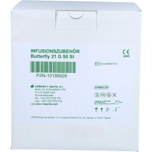 BUTTERFLY Infusionszubehör 21 G grün