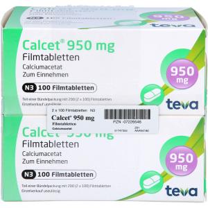 CALCET 950 mg Filmtabletten