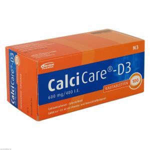 CALCICARE D3 Kautabletten
