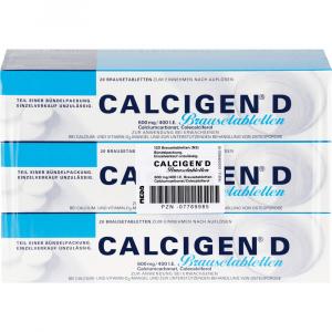 CALCIGEN D 600 mg/400 I.E. Brausetabletten