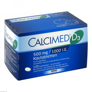 CALCIMED D3 500 mg/1000 I.E. Kautabletten