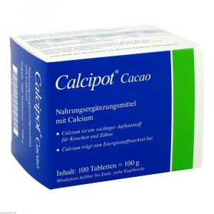 CALCIPOT Cacao Kautabletten