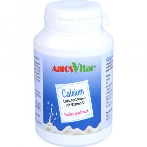 CALCIUM 200 mg+Vitamin C 30 mg AmosVital Lutsch.