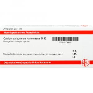 CALCIUM CARBONICUM Hahnemanni D 12 Ampullen