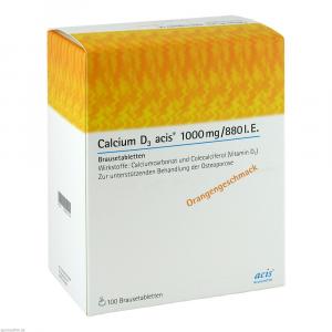 CALCIUM D3 acis 1000 mg/880 I.E. Brausetabletten