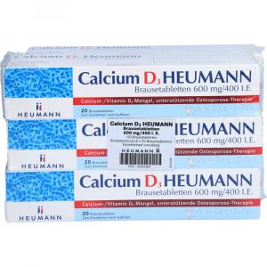 CALCIUM D3 Heumann Brausetabletten 600 mg/400 I.E.