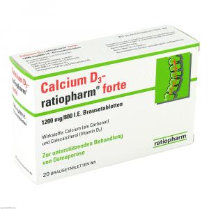 CALCIUM D3-ratiopharm forte Brausetabletten