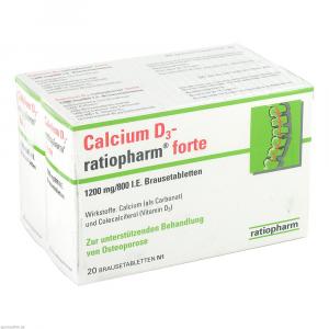 CALCIUM D3-ratiopharm forte Brausetabletten