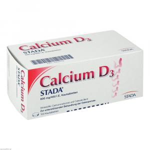 CALCIUM D3 STADA 600 mg/400 I.E. Kautabletten