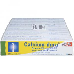 CALCIUM DURA Vit D3 Brause 600 mg/400 I.E.