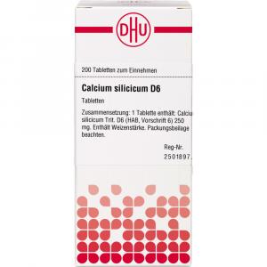 CALCIUM SILICICUM D 6 Tabletten