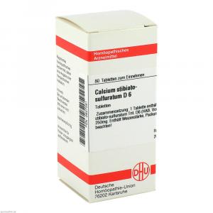 CALCIUM STIBIATO sulfuratum D 6 Tabletten