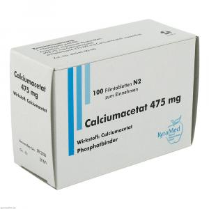 CALCIUMACETAT 475 mg Filmtabletten