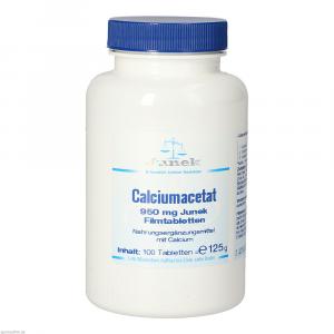 CALCIUMACETAT 950 mg Junek Filmtabletten