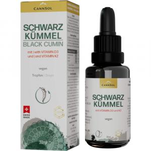 CANNSOL Schwarzkümmel m.Vit.D3+K2 Tropfen z.Einn.