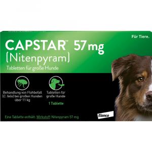 CAPSTAR 57 mg Tabletten f.große Hunde