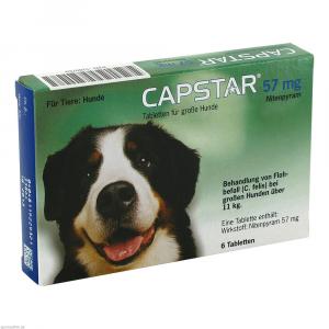 CAPSTAR 57 mg Tabletten f.große Hunde