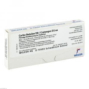 CARBO BETULAE D 8/Crataegus D 2 aa Ampullen