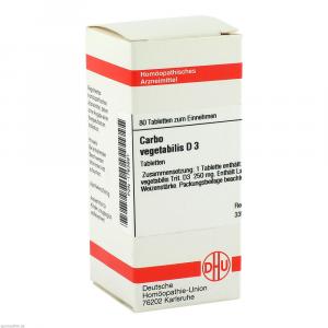 CARBO VEGETABILIS D 3 Tabletten