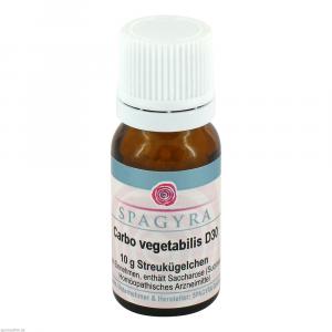 CARBO VEGETABILIS D 30 Globuli