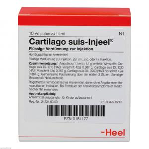 CARTILAGO suis Injeel Ampullen