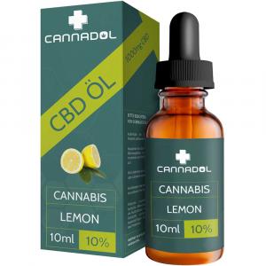 CBD 10% Bio Cannadol Hanfextrakt Lemon Tropfen