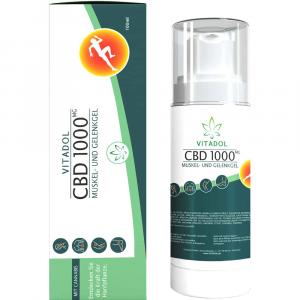 CBD 1000 Vitadol Gelenk Muskel Gel Salbe Arnika