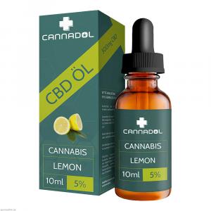 CBD 5% Bio Cannadol Hanfextrakt Lemon Tropfen