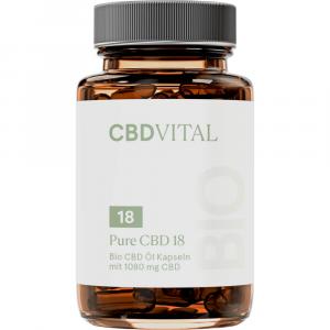 CBD VITAL PURE CBD 18 10% Kapseln
