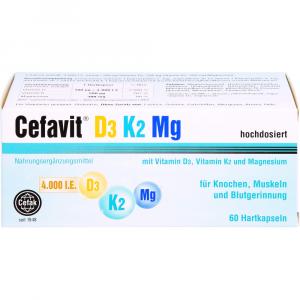 CEFAVIT D3 K2 Mg 4.000 I.E. Hartkapseln