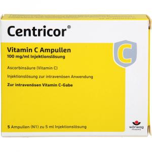 CENTRICOR Vitamin C Ampullen 100 mg/ml Inj.-Lsg.