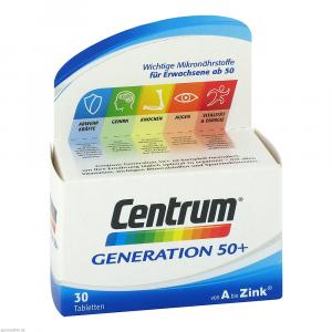 CENTRUM Generation 50+ A-Zink Tabletten
