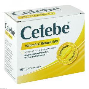 CETEBE Vitamin C Retardkapseln 500 mg