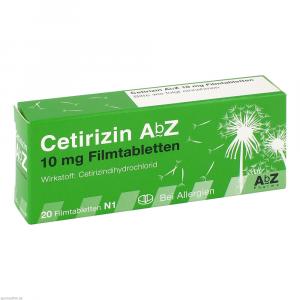 CETIRIZIN AbZ 10 mg Filmtabletten