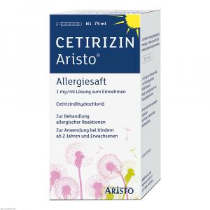 CETIRIZIN Aristo Allergiesaft 1 mg/ml Lsg.z.Einn.