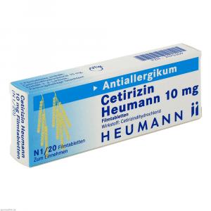 CETIRIZIN Heumann 10 mg Filmtabletten