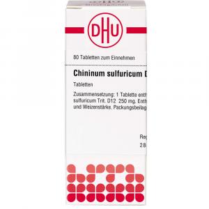 CHININUM SULFURICUM D 12 Tabletten