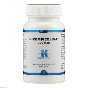 CHROM PICOLINAT 200 μg KLEAN LABS Kapseln