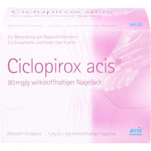 CICLOPIROX acis 80 mg/g wirkstoffhalt.Nagellack