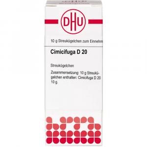 CIMICIFUGA D 20 Globuli Ind.Fert.
