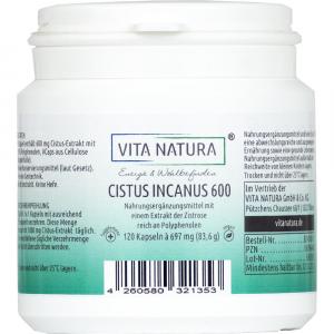 CISTUS INCANUS 600 mg Vegi-Kapseln