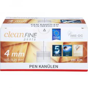 CLEANFINE penta Pen Kanüle 31 G 4 mm
