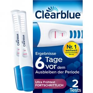 CLEARBLUE Schwangerschaftst.6 Tage vor 2 Hormone