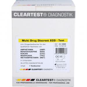 CLEARTEST Multi Drug Discreet Eco-Test 5fach